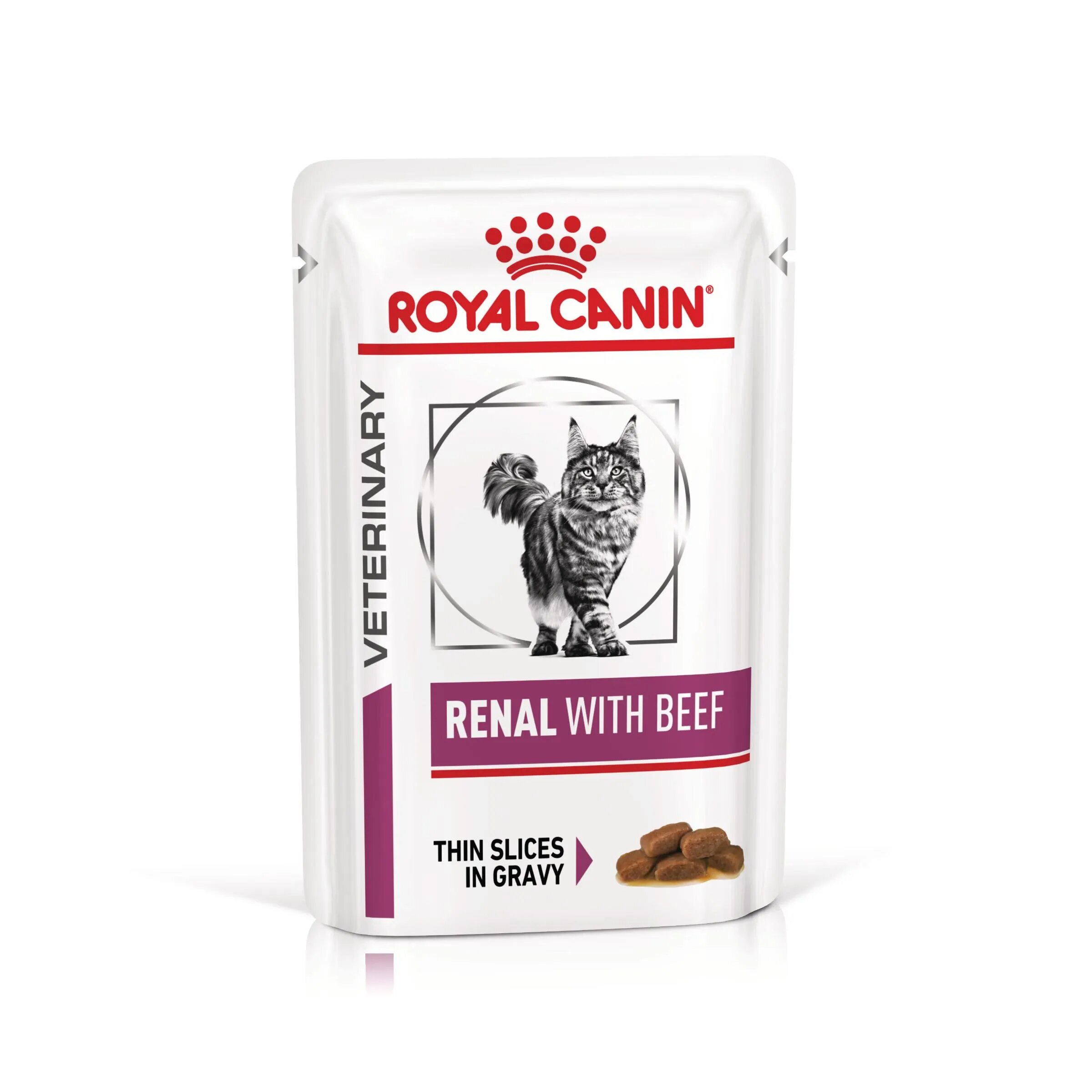 ROYAL CANIN VETERINARY DIET ROYAL CANIN VD Renal Vită dietă veterinară plic hrană umedă pisici sistem renal (în sos) bax 85g x 12buc