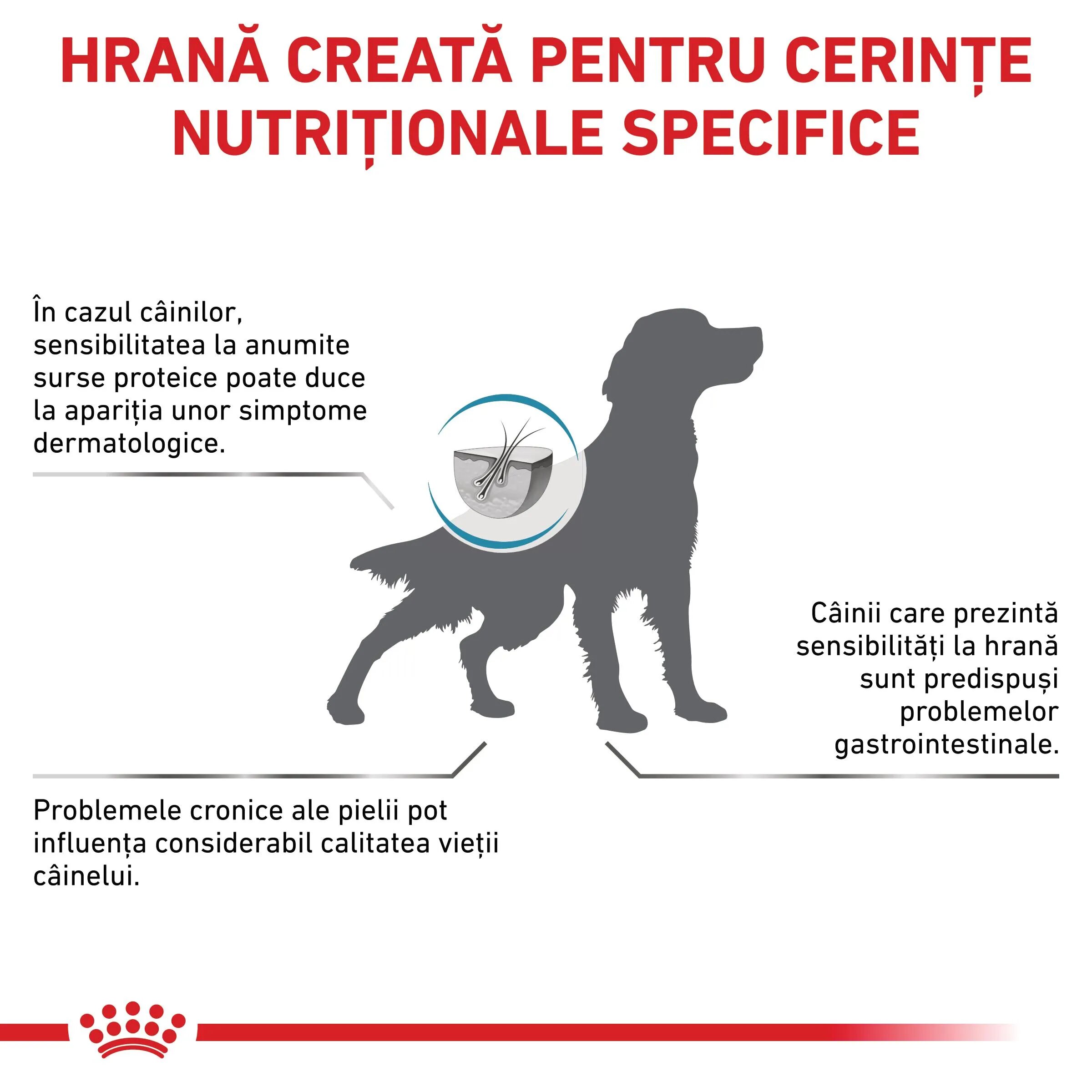 ROYAL CANIN VETERINARY DIET ROYAL CANIN VD Sesitivity Control XS-XL dietă veterinară hrană uscată câini afecțiuni dermatologice 7kg