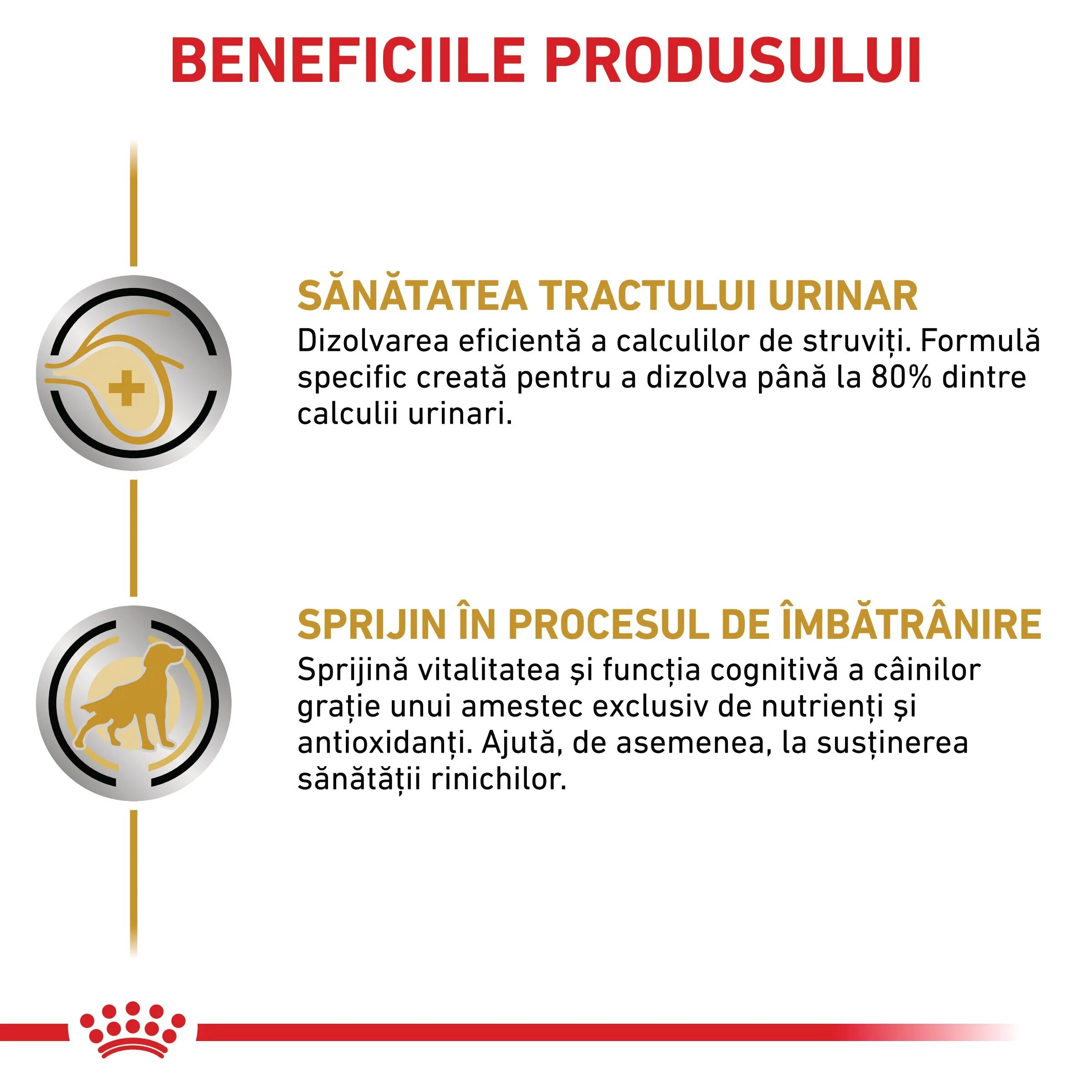 ROYAL CANIN VETERINARY DIET ROYAL CANIN VD Urinary S/O Ageing 7+ XS-XL dietă veterinară plic hrană umedă câini senior sistem urinar (pate) bax 85g x 12buc