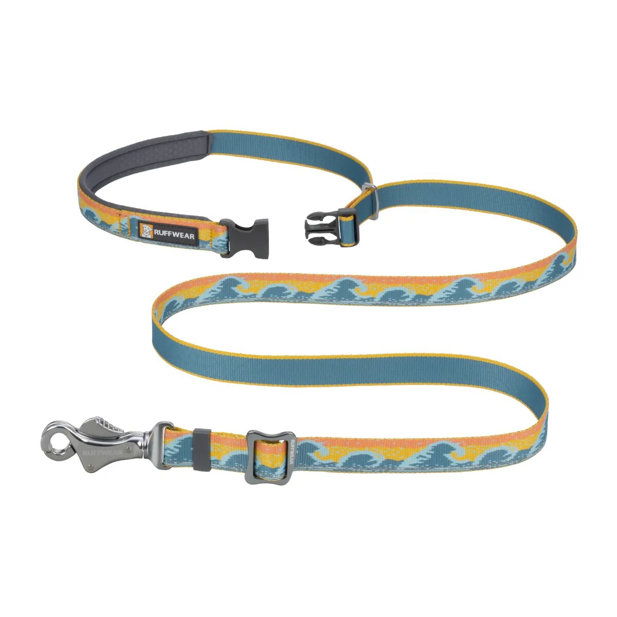 RUFFWEAR Crag lesă bandă hands free sport câini ajustabilă reflectorizantă Crag Rising Wave lesă bandă hands free sport câini ajustabilă reflectorizantă diverse culori XS-XL(1.8m x 2.5cm)