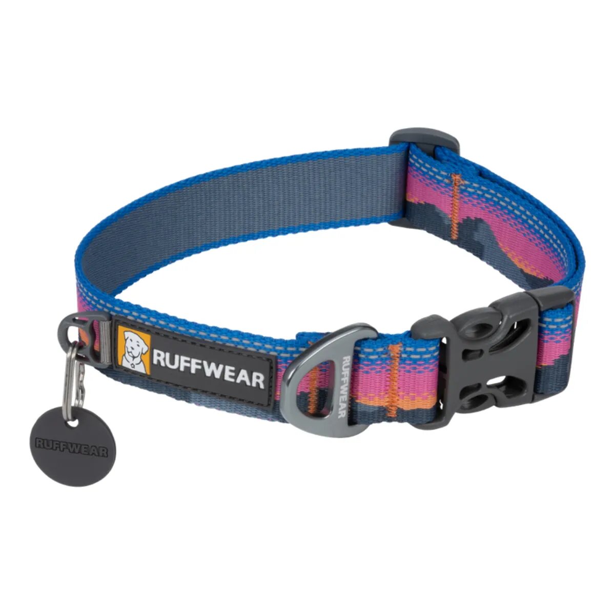 RUFFWEAR Crag zgardă bandă câini ajustabilă reflectorizantă Crag Alpine Dusk zgardă bandă câini ajustabilă reflectorizantă multicolor M(36-51 x 2.5cm)