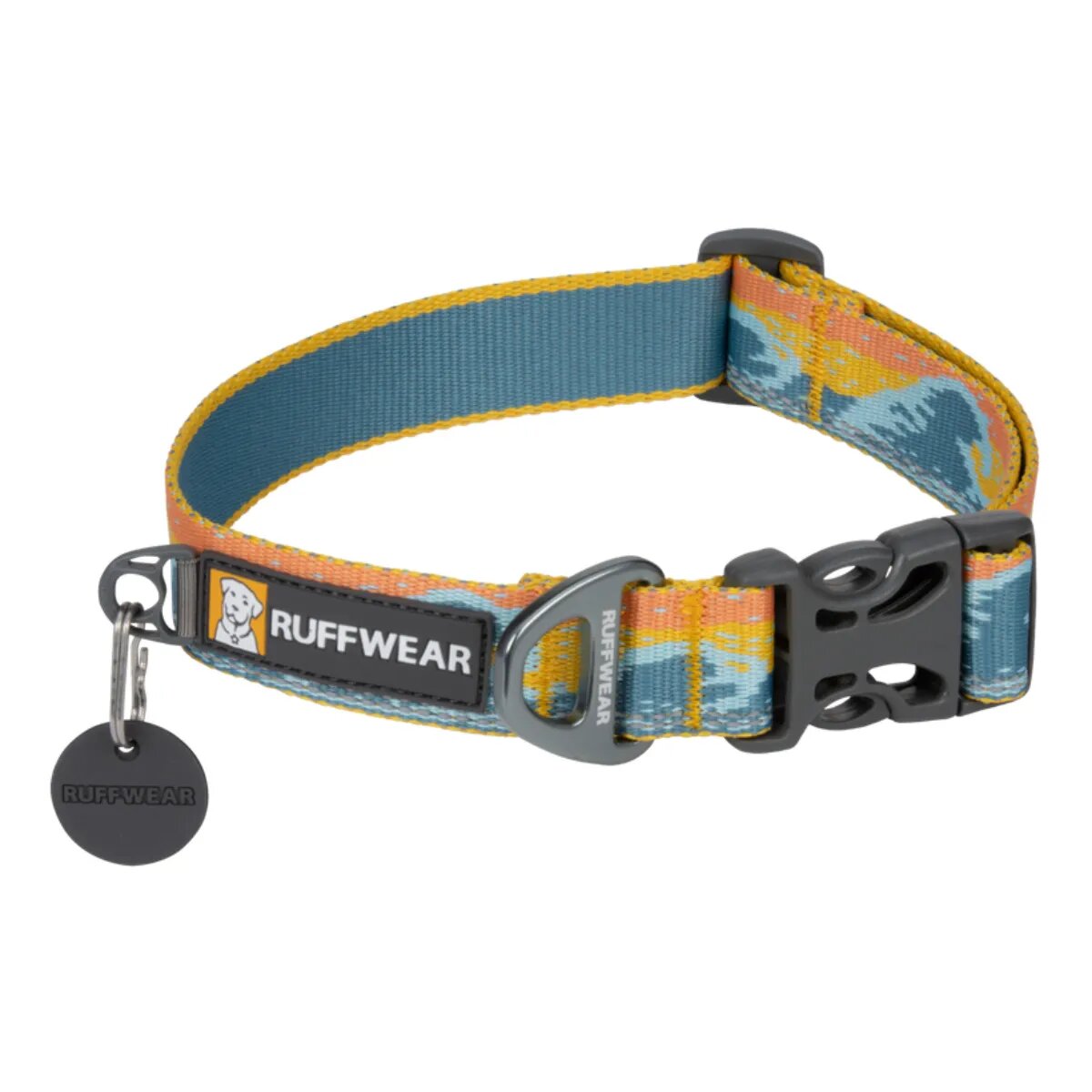 RUFFWEAR Crag zgardă bandă câini ajustabilă reflectorizantă Crag Rising Wave zgardă bandă câini ajustabilă reflectorizantă multicolor S(28-36 x 2cm)