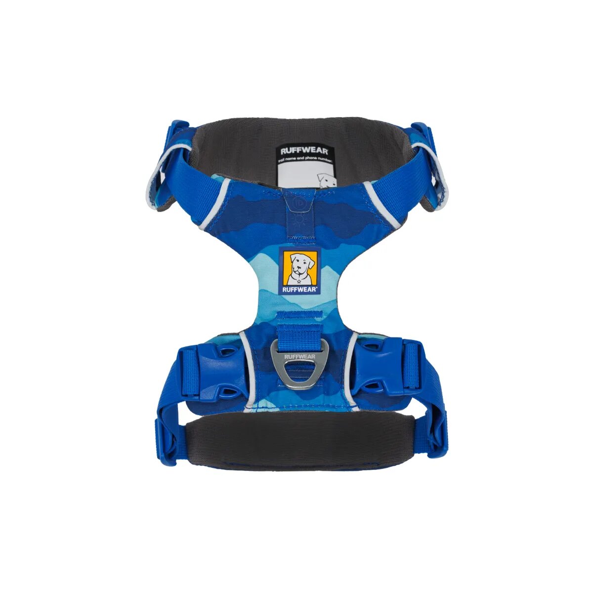 RUFFWEAR Front Rage ham prindere dublă(piept&spate) dresaj câini ajustabil reflectorizant Front Rage Coastal Mountains ham prindere dublă(piept&spate) dresaj câini ajustabil reflectorizant albastru L-XL(81-107cm)