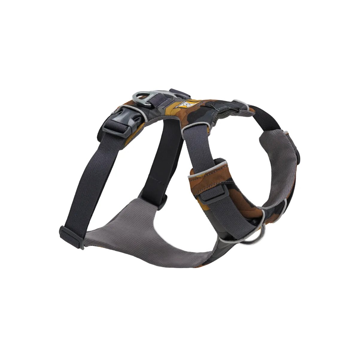RUFFWEAR Front Rage ham prindere dublă(piept&spate) dresaj câini ajustabil reflectorizant Front Rage Moonlight Mountains ham prindere dublă(piept&spate) dresaj câini ajustabil reflectorizant maro și gri L-XL(81-107cm)