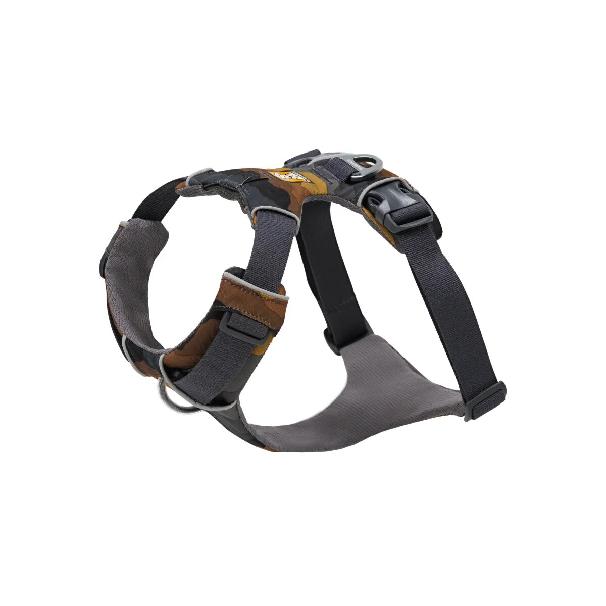 RUFFWEAR Front Rage ham prindere dublă(piept&spate) dresaj câini ajustabil reflectorizant Front Rage Moonlight Mountains ham prindere dublă(piept&spate) dresaj câini ajustabil reflectorizant maro și gri S(56-69cm)