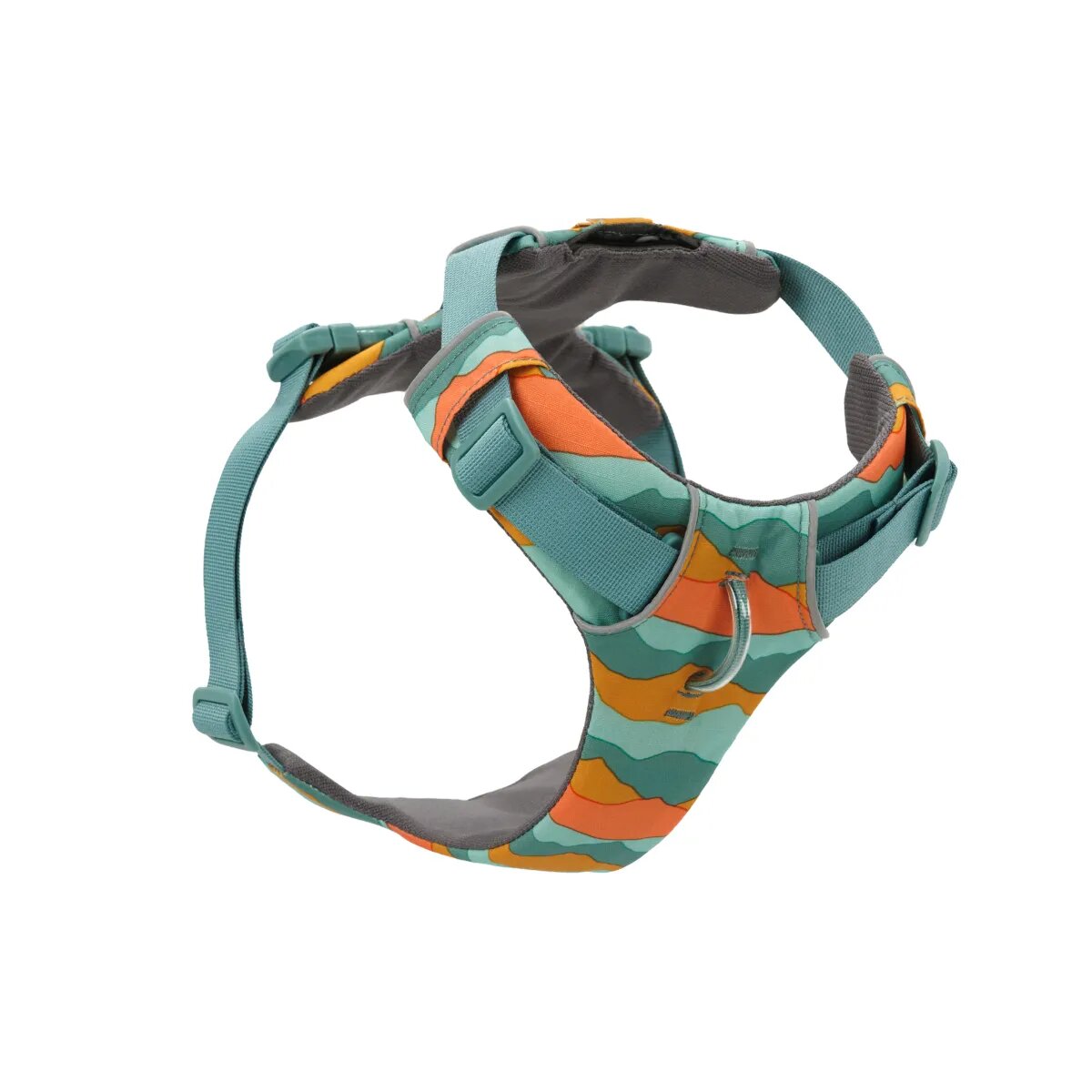 RUFFWEAR Front Rage ham prindere dublă(piept&spate) dresaj câini ajustabil reflectorizant Front Rage Spring Mountains ham prindere dublă(piept&spate) dresaj câini ajustabil reflectorizant verde și portocaliu XS(33-43cm)