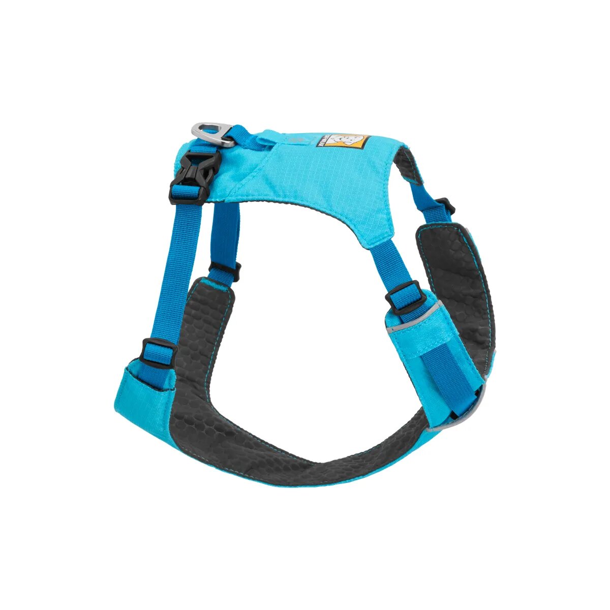 RUFFWEAR Hi & Light ham prindere spate câini ajustabil reflectorizant Hi & Light Blue Atoll ham prindere spate câini ajustabil reflectorizant albastru L-XL(81-107cm)
