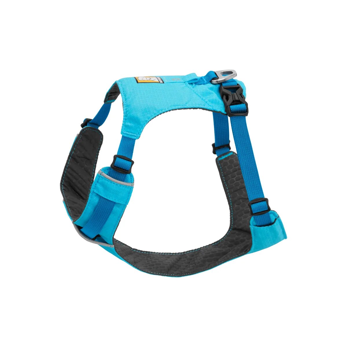 RUFFWEAR Hi & Light ham prindere spate câini ajustabil reflectorizant Hi & Light Blue Atoll ham prindere spate câini ajustabil reflectorizant albastru M(69-81cm)