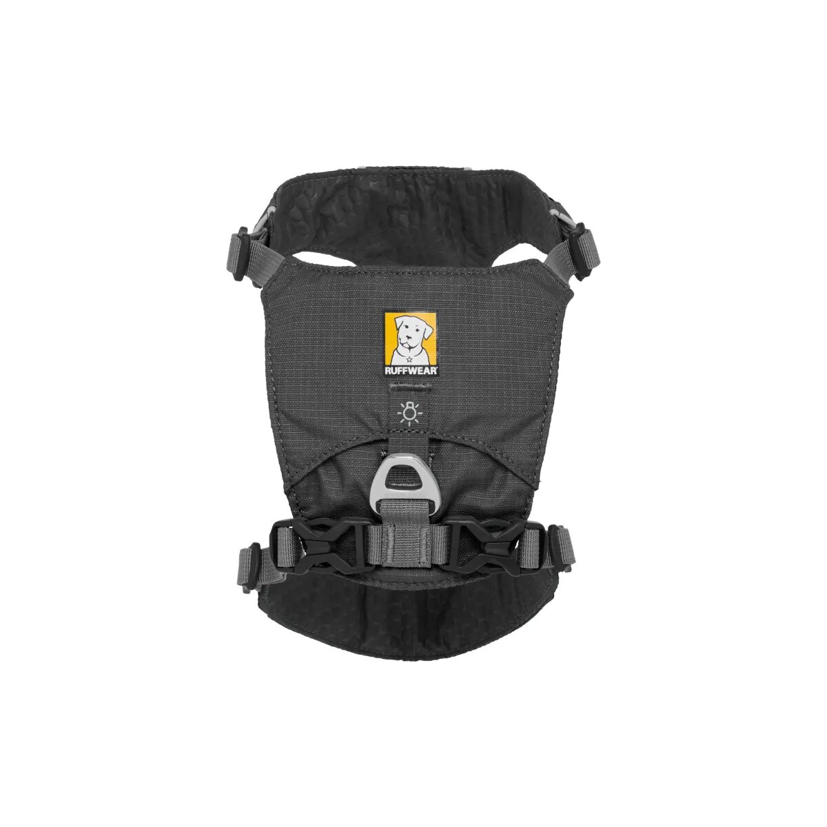 RUFFWEAR Hi & Light ham prindere spate câini ajustabil reflectorizant Hi & Light Twilight Gray ham prindere spate câini ajustabil reflectorizant gri M(69-81cm)