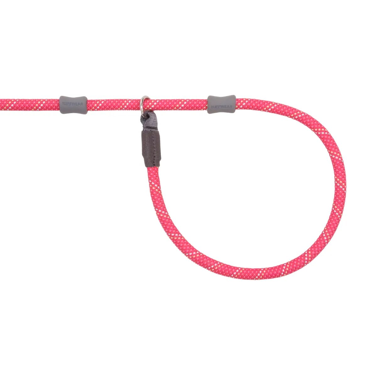 RUFFWEAR Just-a-Cinch lesă cordelină slip cu limitator câini reflectorizantă Just-a-Cinch Fireweed Pink lesă cordelină slip cu limitator câini reflectorizantă roz XS-XL(1.5m x 1.1cm)