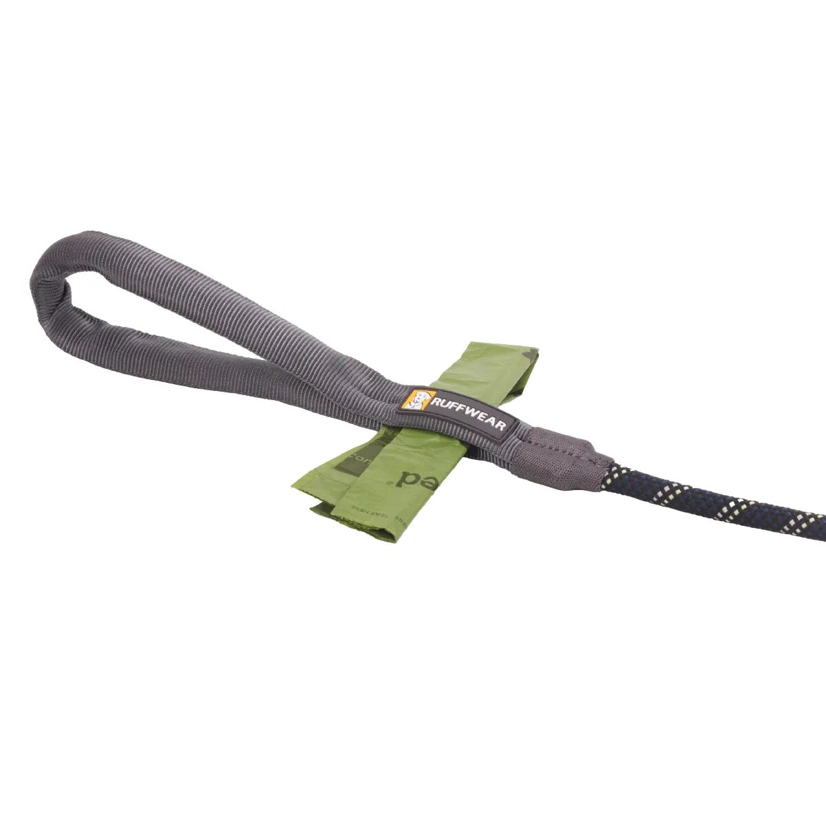 RUFFWEAR Just-a-Cinch lesă cordelină slip cu limitator câini reflectorizantă Just-a-Cinch Obsidian Black lesă cordelină slip cu limitator câini reflectorizantă negru XS-XL(1.5m x 1.1cm)