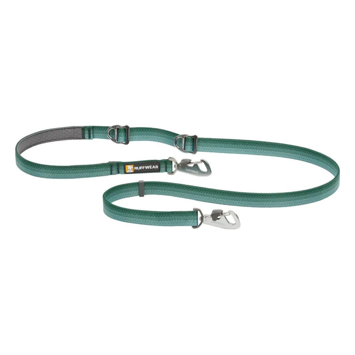 RUFFWEAR Switchbak lesă bandă multifuncțională cu 2 carabine sport câini ajustabilă Switchbak River Rock Green lesă bandă multifuncțională cu 2 carabine sport câini ajustabilă verde XS-XL(2.1m x 2cm)