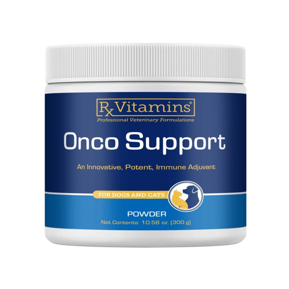 Rx Vitamins Onco Support supliment afecțiuni oncologice câini pudră Onco Support supliment afecțiuni oncologice câini și pisici flacon 300g pudră