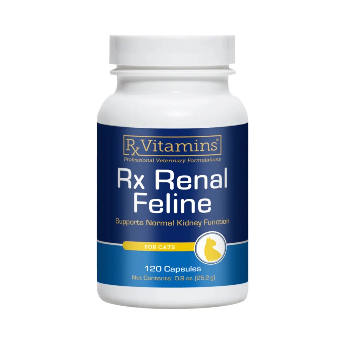 Rx Vitamins Renal Feline supliment sistem renal câini capsule Renal Feline supliment sistem renal câini și pisici flacon 120 capsule
