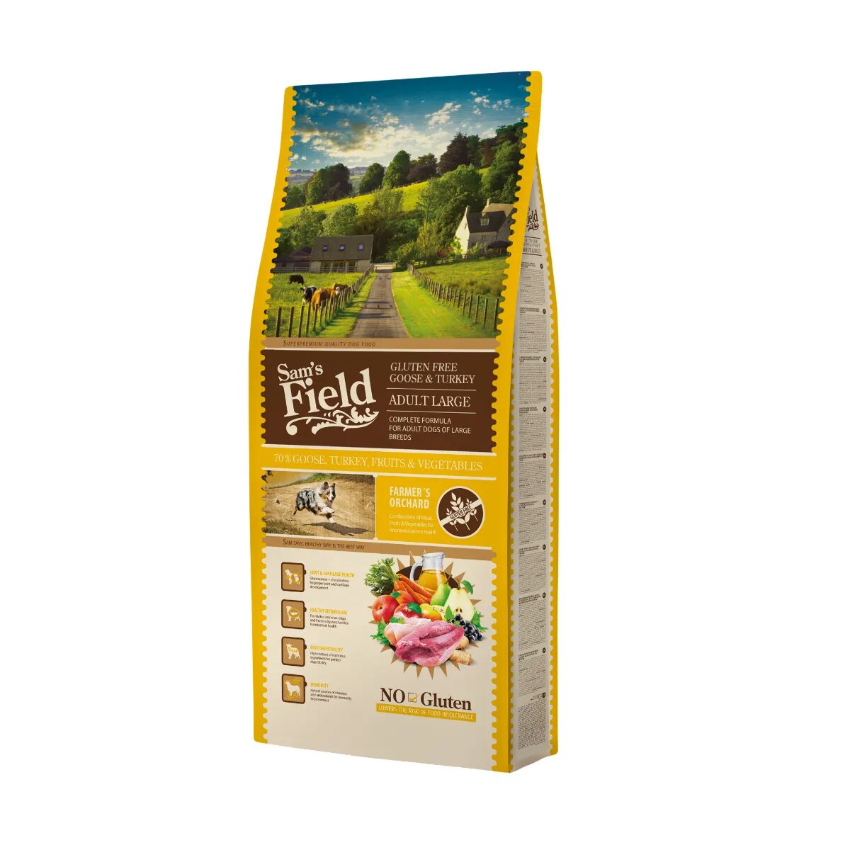 Sam's Field Adult Large L-XL Gâsca și Curcan hrană uscată câini 13kg