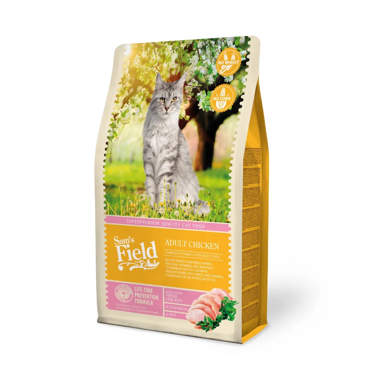 Sam's Field Pui hrană uscată pisici 2.5kg
