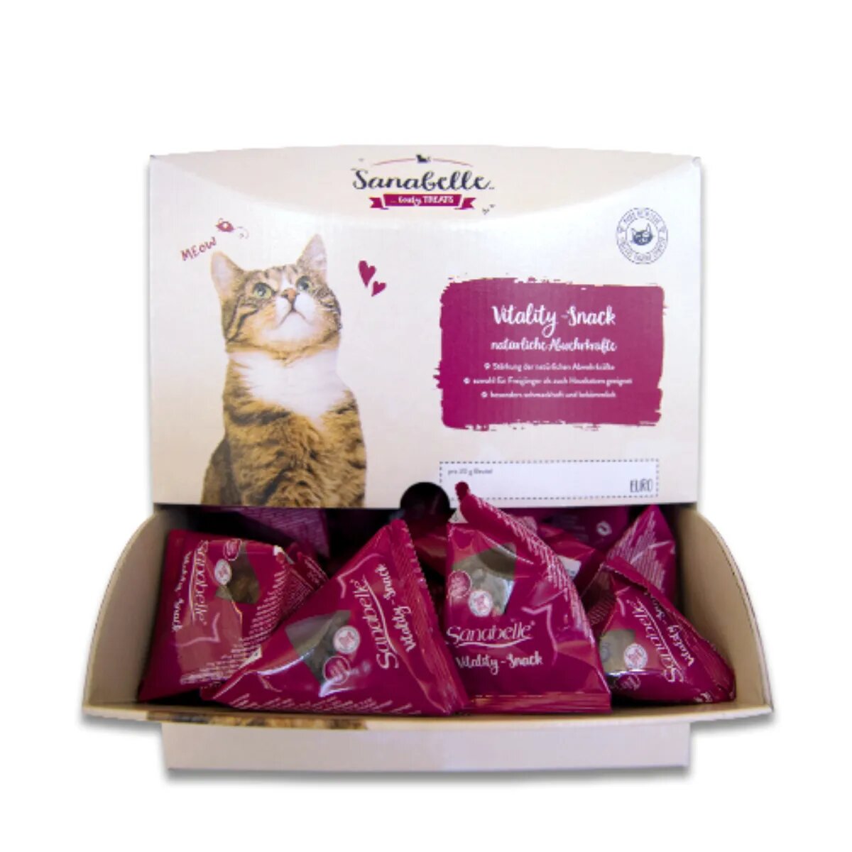 Sanabelle Vitality-Snack Pasăre recompense pisici sistem imunitar sistem articular 20g