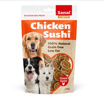 Sanal Caine cu Sushi de Pui 80 g