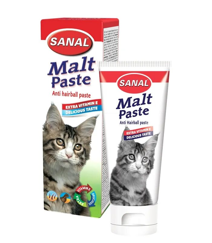 Sanal Pasta de Malt Anti-Hairball 100 g