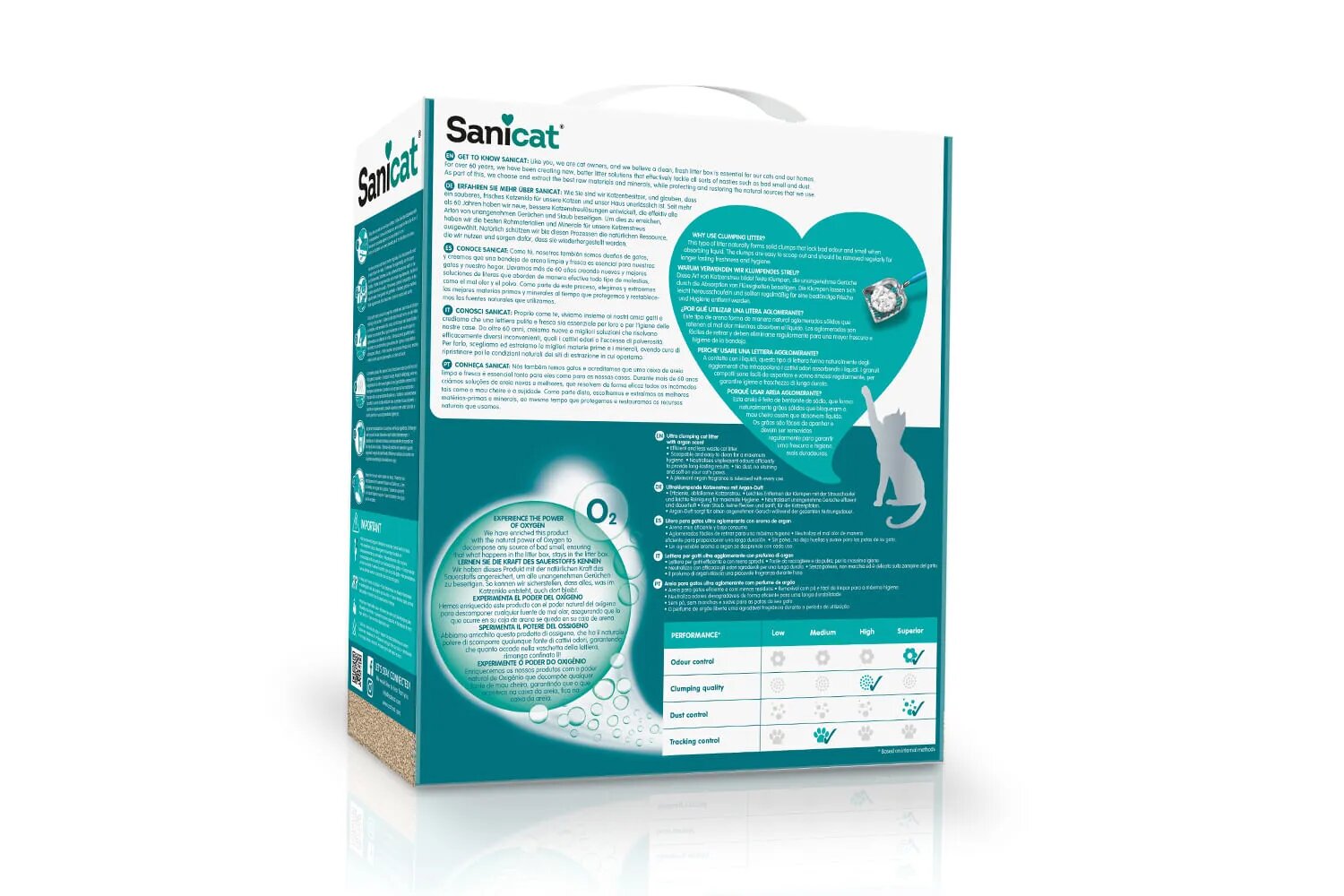 Sanicat Active Gold Argan așternut igienic pisici granule bentonită aglomerant neutralizare mirosuri 6l