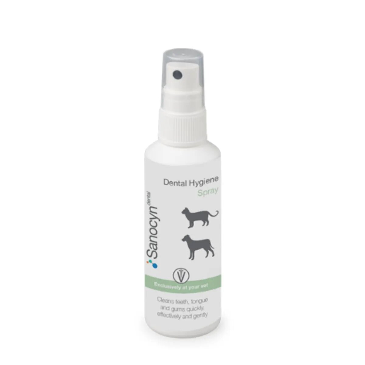 SANOCYN Forte Dental Hygiene apă de gură spray câini și pisici antibacteriană anti-tartru flacon 75ml