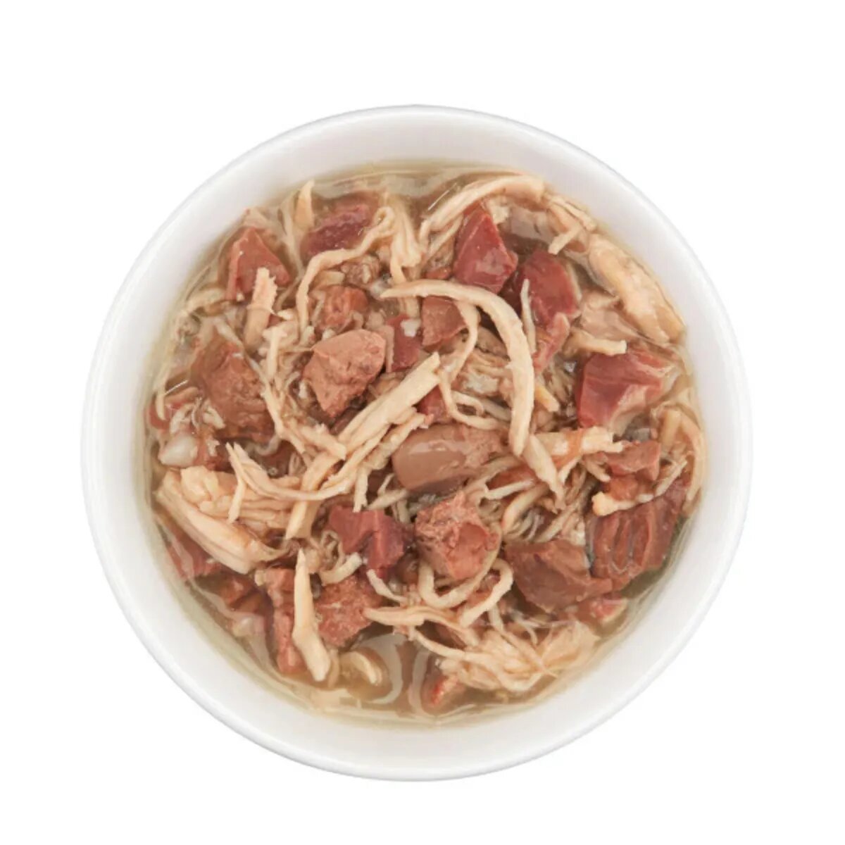 Schesir After Dark Pui și Vită conservă hrană umedă fără cereale pisici (în supă) 80g