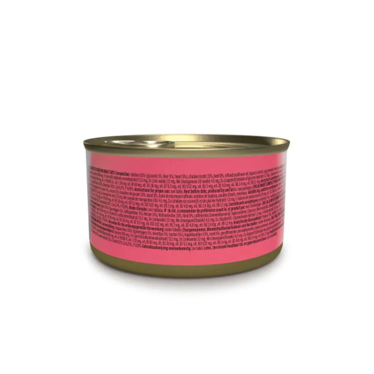 Schesir After Dark Pui și Vită conservă hrană umedă fără cereale pisici (în supă) 80g