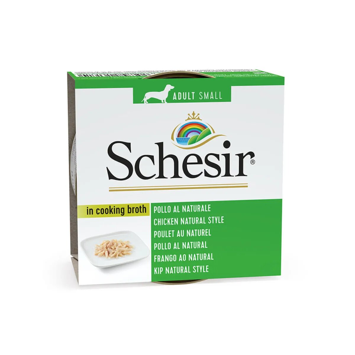Schesir Complementary Adult Small Natural Style XS-S Pui conservă hrană umedă câini (în aspic) 85g