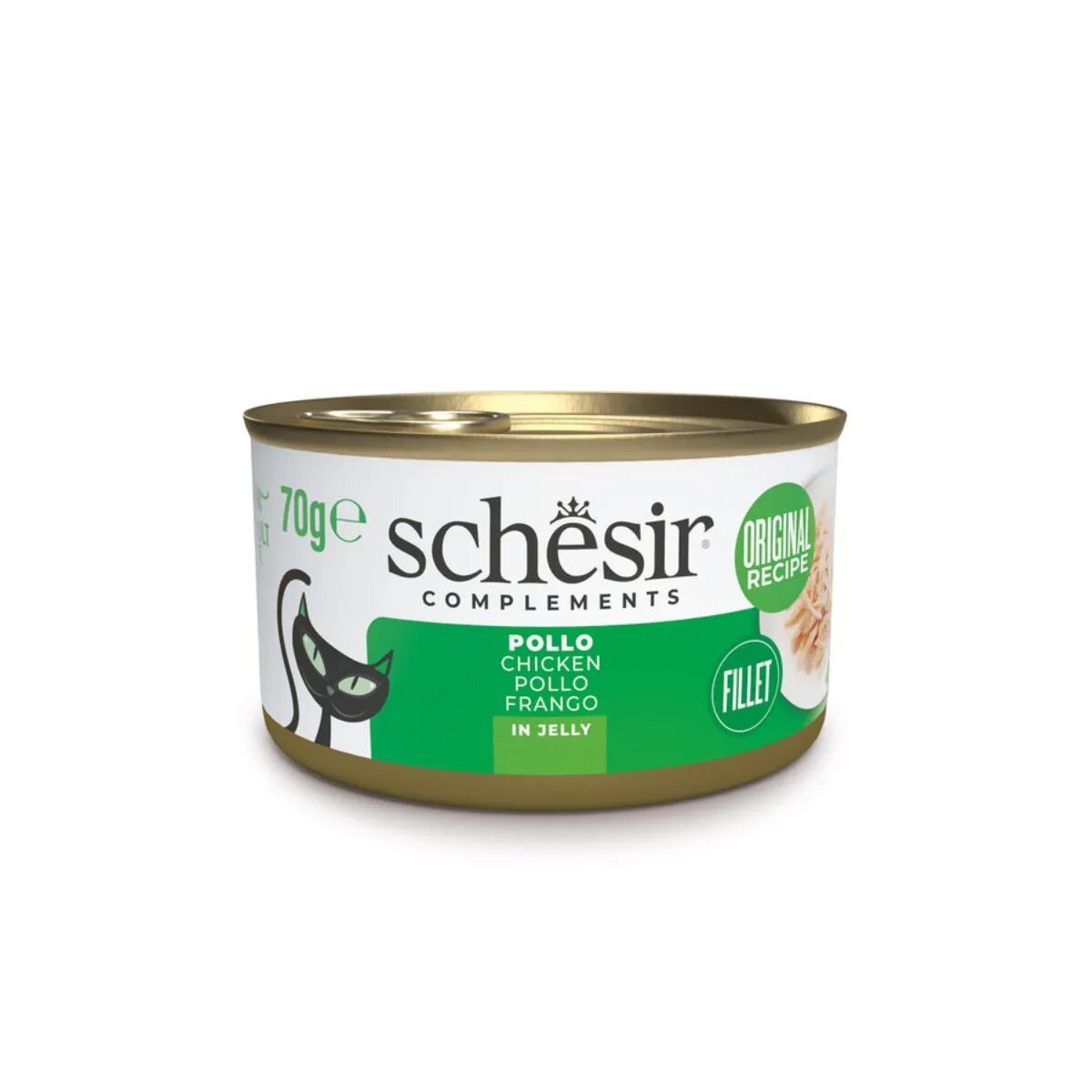 Schesir Complementary In Jelly Pui conservă hrană umedă pisici (în aspic) 70g