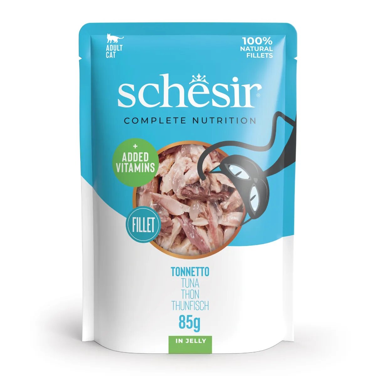 Schesir Complementary In Jelly Ton plic hrană umedă pisici (în aspic) 85g