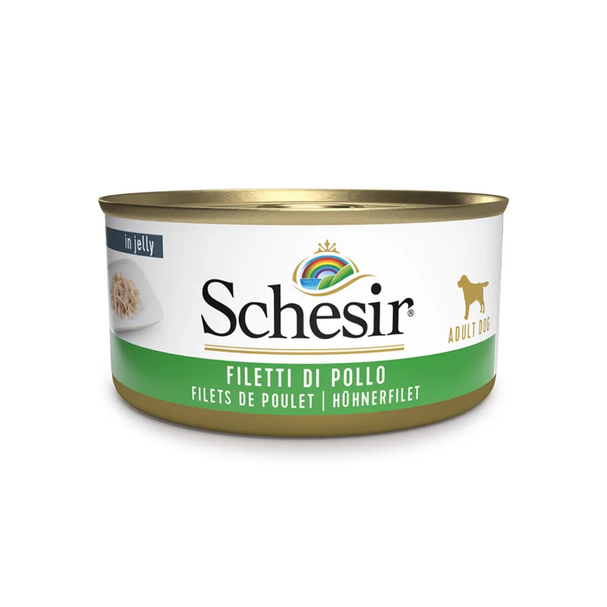 Schesir Complementary In Jelly XS-XL Pui conservă hrană umedă câini (în aspic) 150g