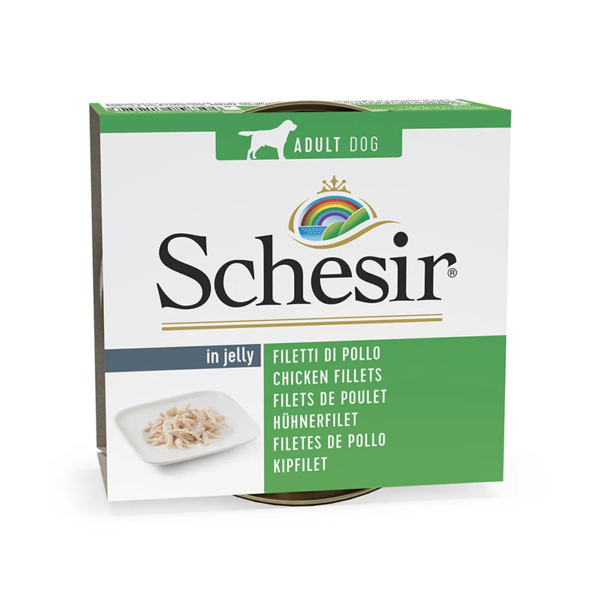 Schesir Complementary In Jelly XS-XL Pui conservă hrană umedă câini (în aspic) 150g