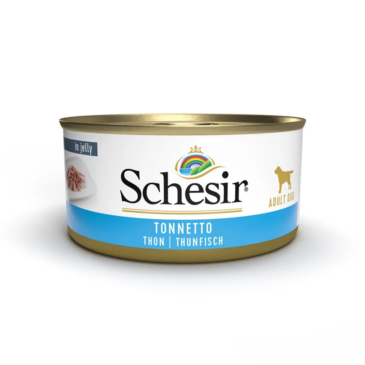 Schesir Complementary In Jelly XS-XL Ton conservă hrană umedă câini (în aspic) 150g