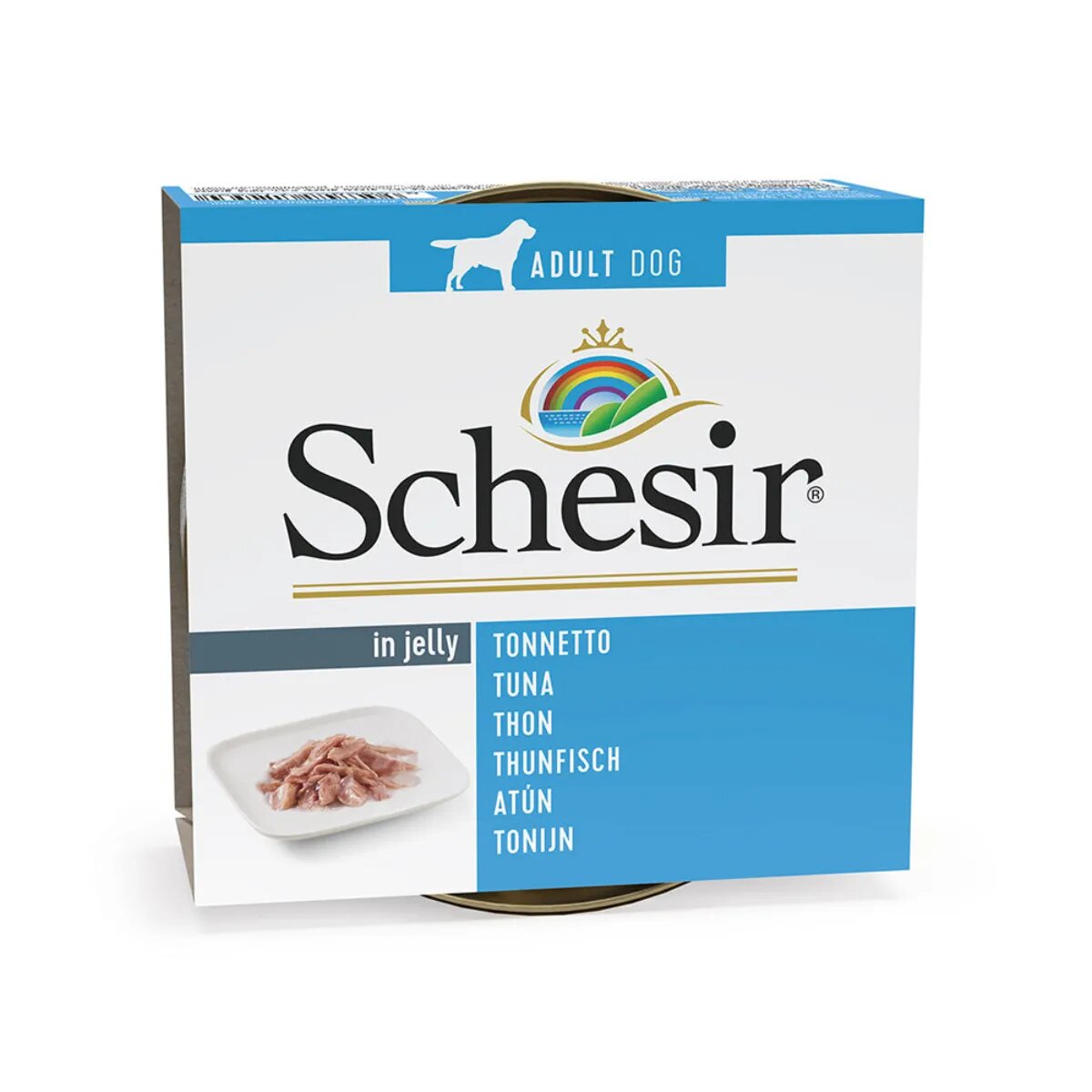 Schesir Complementary In Jelly XS-XL Ton conservă hrană umedă câini (în aspic) 150g