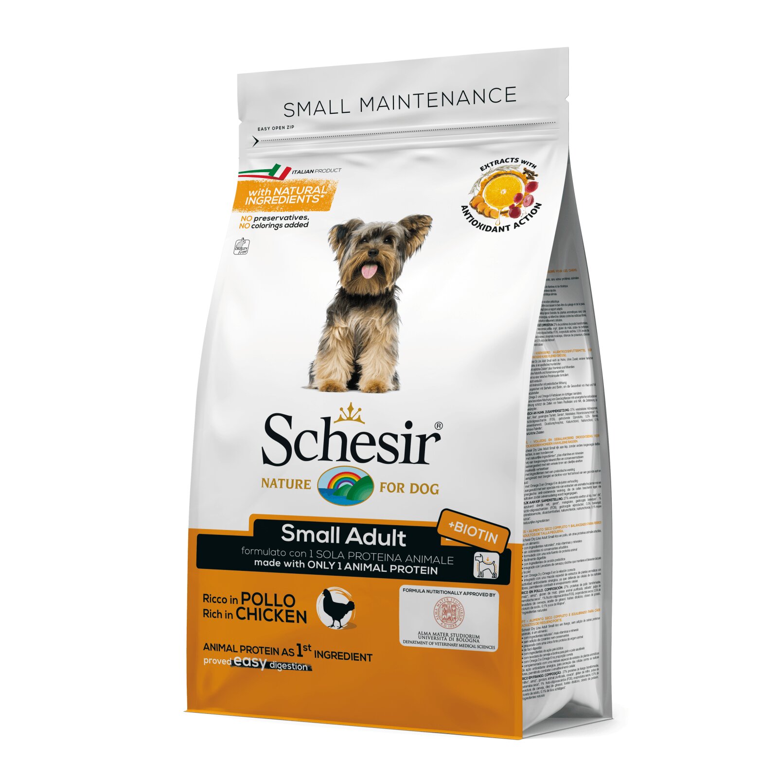 Schesir Dog Adult Small cu Pui 800 g