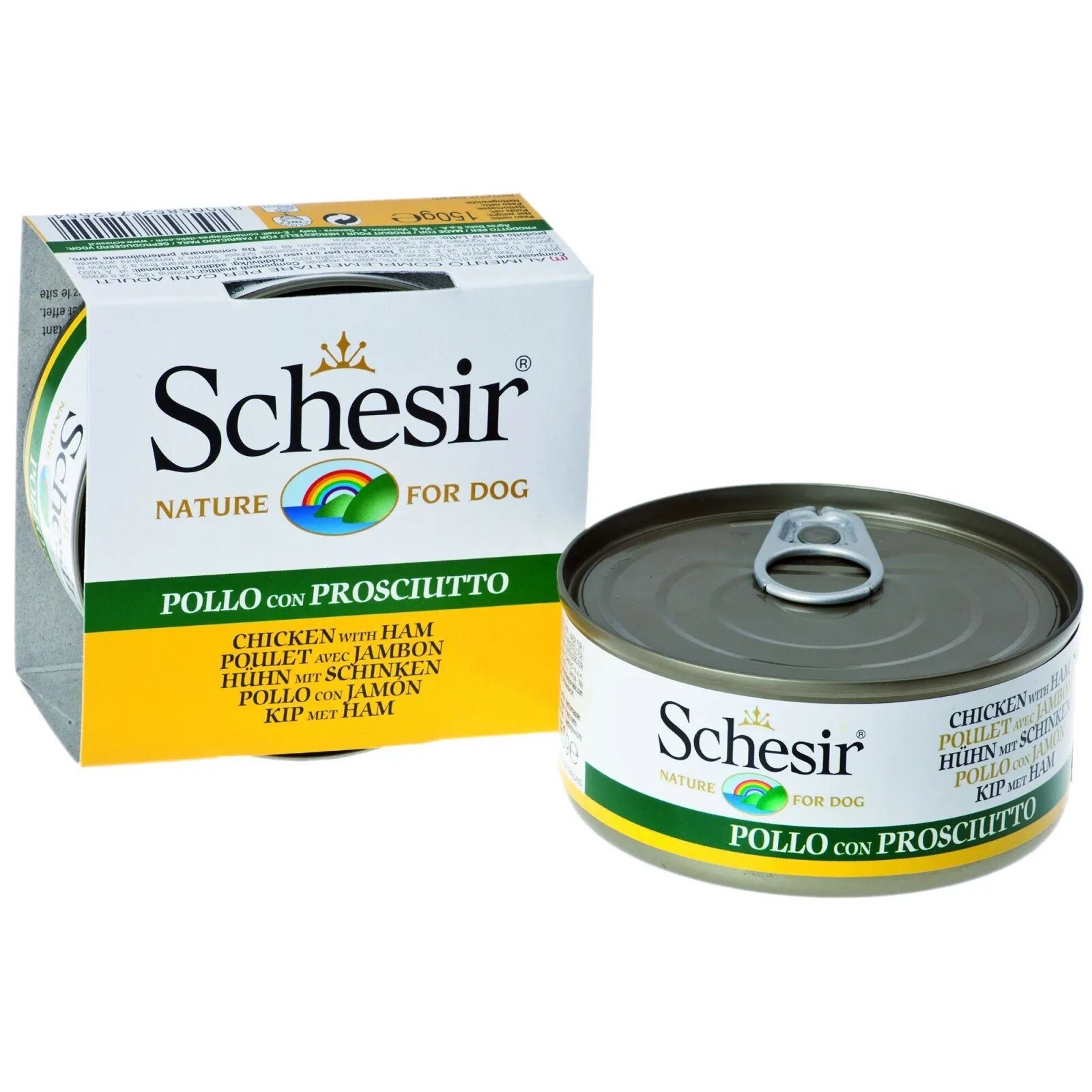 Schesir DOG PUI JAMBON 150 G