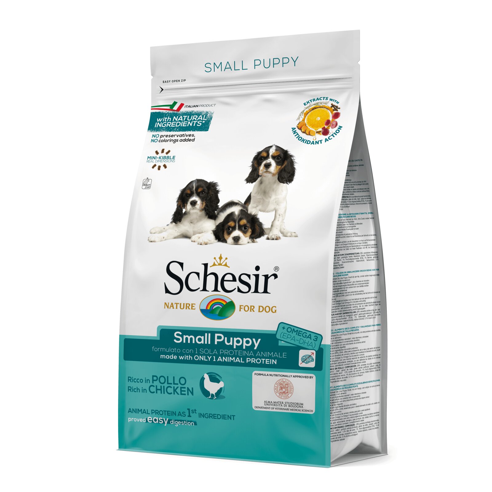Schesir Dog Puppy cu Pui 800 g