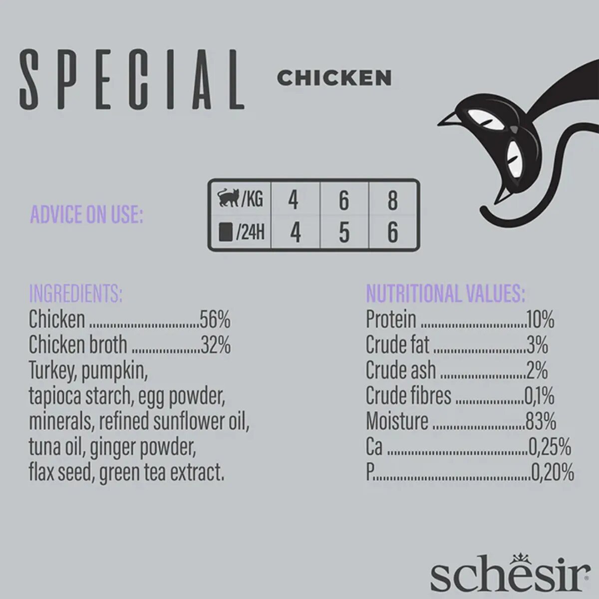 Schesir Special Light Pui plic hrană umedă fără cereale pisici obezitate (mousse) 70g