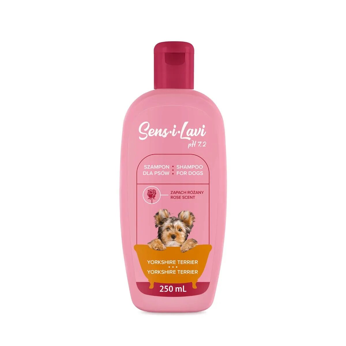 SENS-I-LAVI Yorkshire Terrier șampon câini Trandafir flacon 250ml