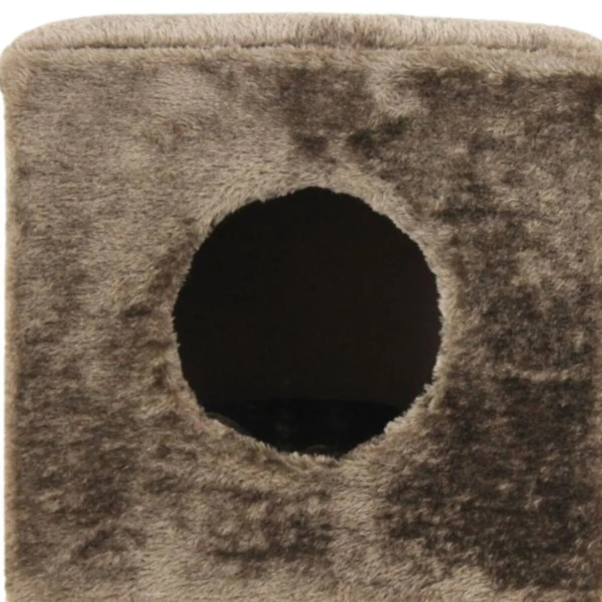 SHAW Linz taburet & culcuș integrat căsuța pătrată pisici MDF maro 35x35x50cm