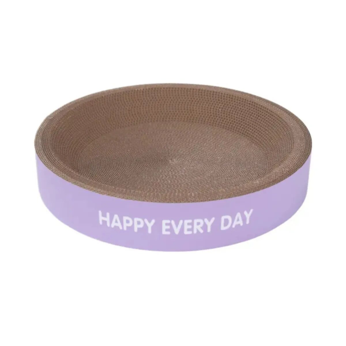 SHAW Patut scratcher pisici carton mov ⌀45cm