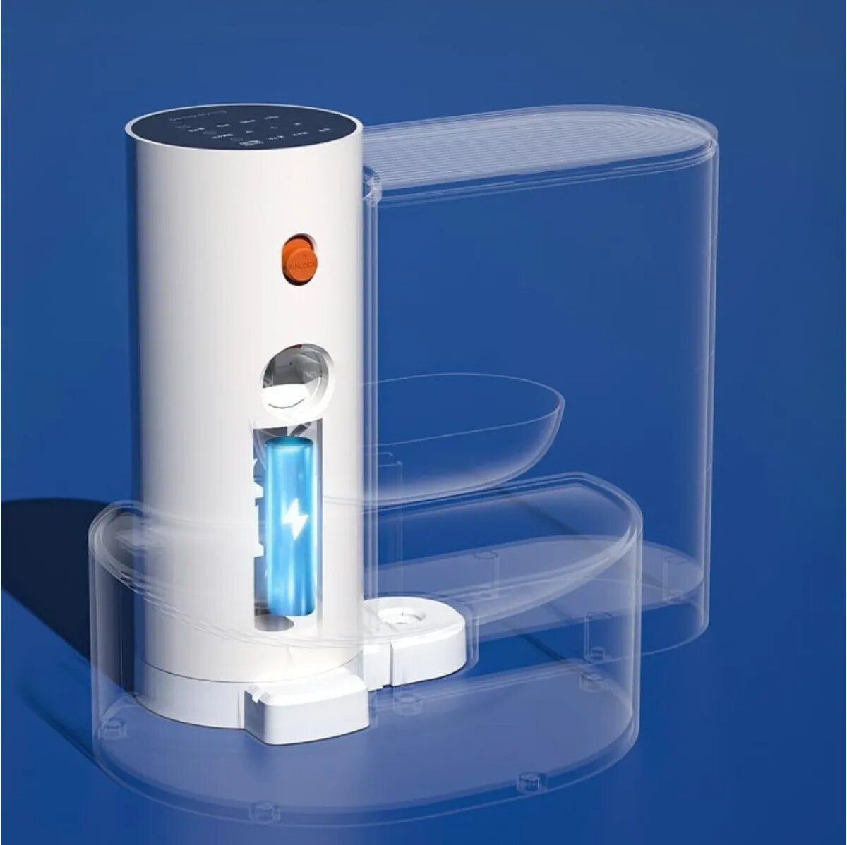 SHAW Pet Gravity fântână câini auto-reumplere separare apă reziduală plastic Pet Gravity fântână câini și pisici auto-reumplere separare apă reziduală plastic alb 3l