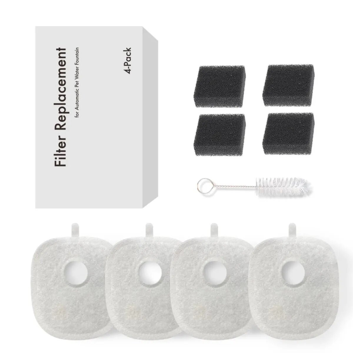 SHAW Set 4 filtre PRO V3 filtre fântână câini și pisici 4buc