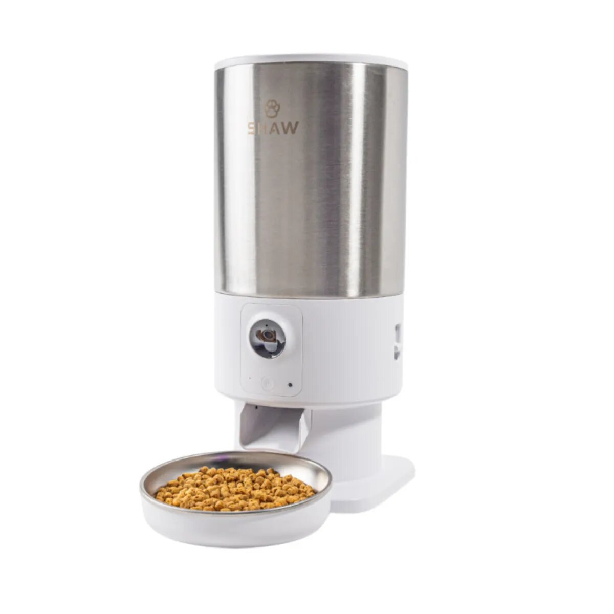 SHAW Smart PRO V3 hrănitor automat câini 1 bol rotund programabil aplicație mobilă PVC Smart PRO V3 hrănitor automat câini și pisici 1 bol rotund programabil aplicație mobilă PVC alb XS-S(5l)