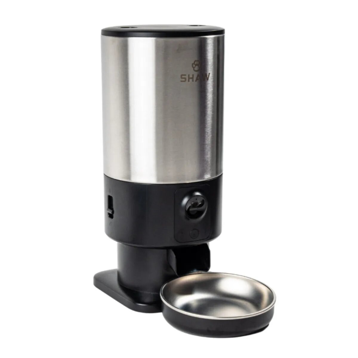 SHAW Smart PRO V3 hrănitor automat câini 1 bol rotund programabil aplicație mobilă PVC Smart PRO V3 hrănitor automat câini și pisici 1 bol rotund programabil aplicație mobilă PVC negru XS-S(5l)