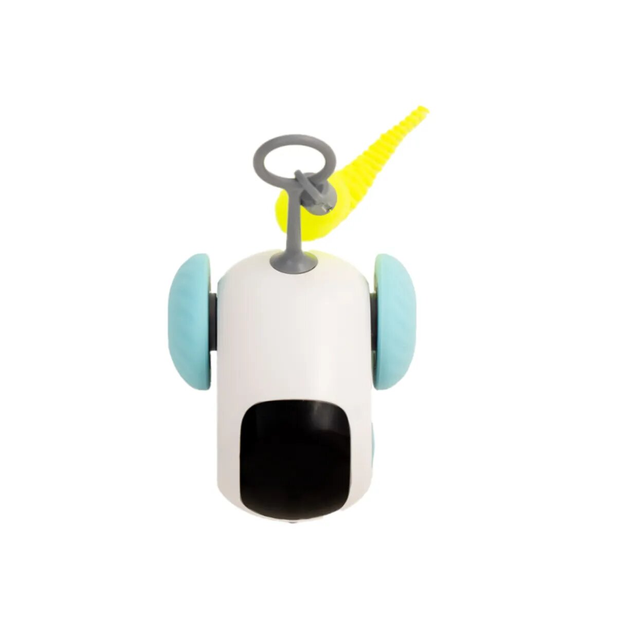 SHAW Soricel cu telecomanda & incarcare USB jucărie interactivă pisici inteligente plastic alb 1buc