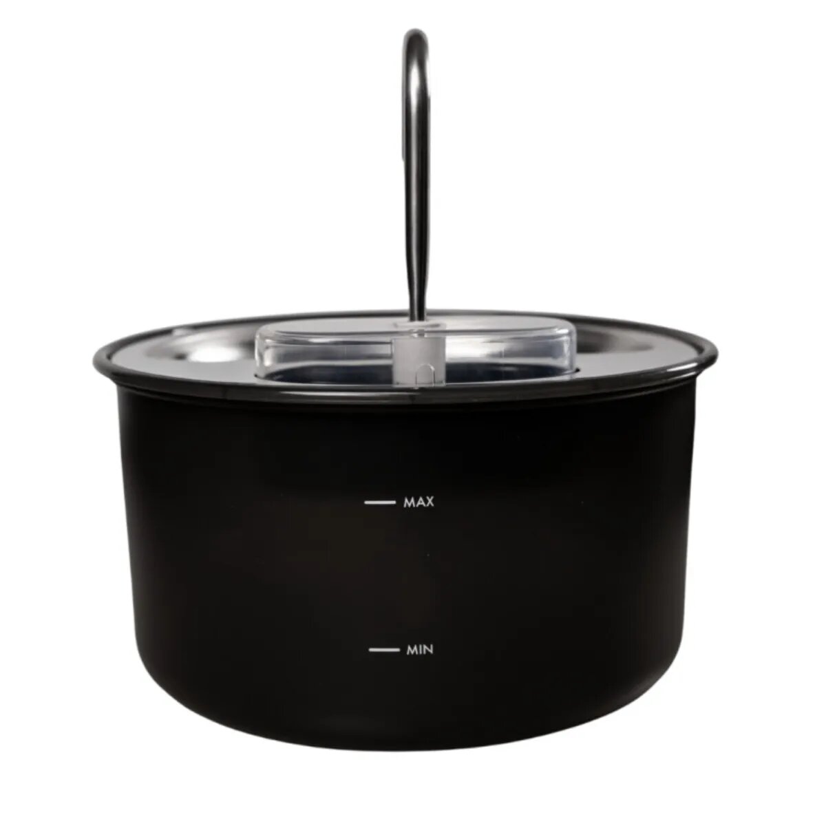 SHAW Tip Robinet fântână câini rotundă inox Tip Robinet fântână câini și pisici rotundă inox negru XS-M(4l)