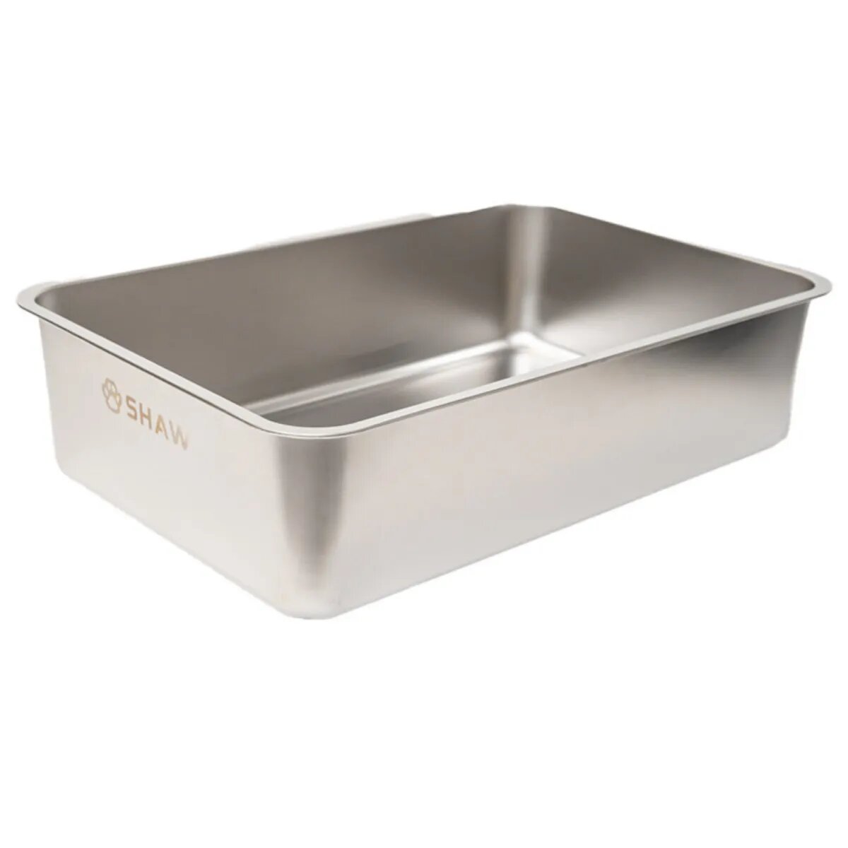 SHAW XL prag multifunctional & lopatica incluse litieră pisici cu ramă gri 60.8 29.3 cm