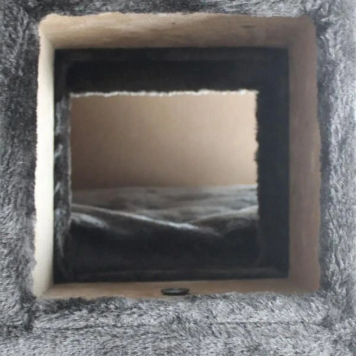 SHAW Zurih ansamblu de joacă pisici 7 etaje 1 căsuța MDF și pluș elemente de zgâriat gri 55x80x150cm