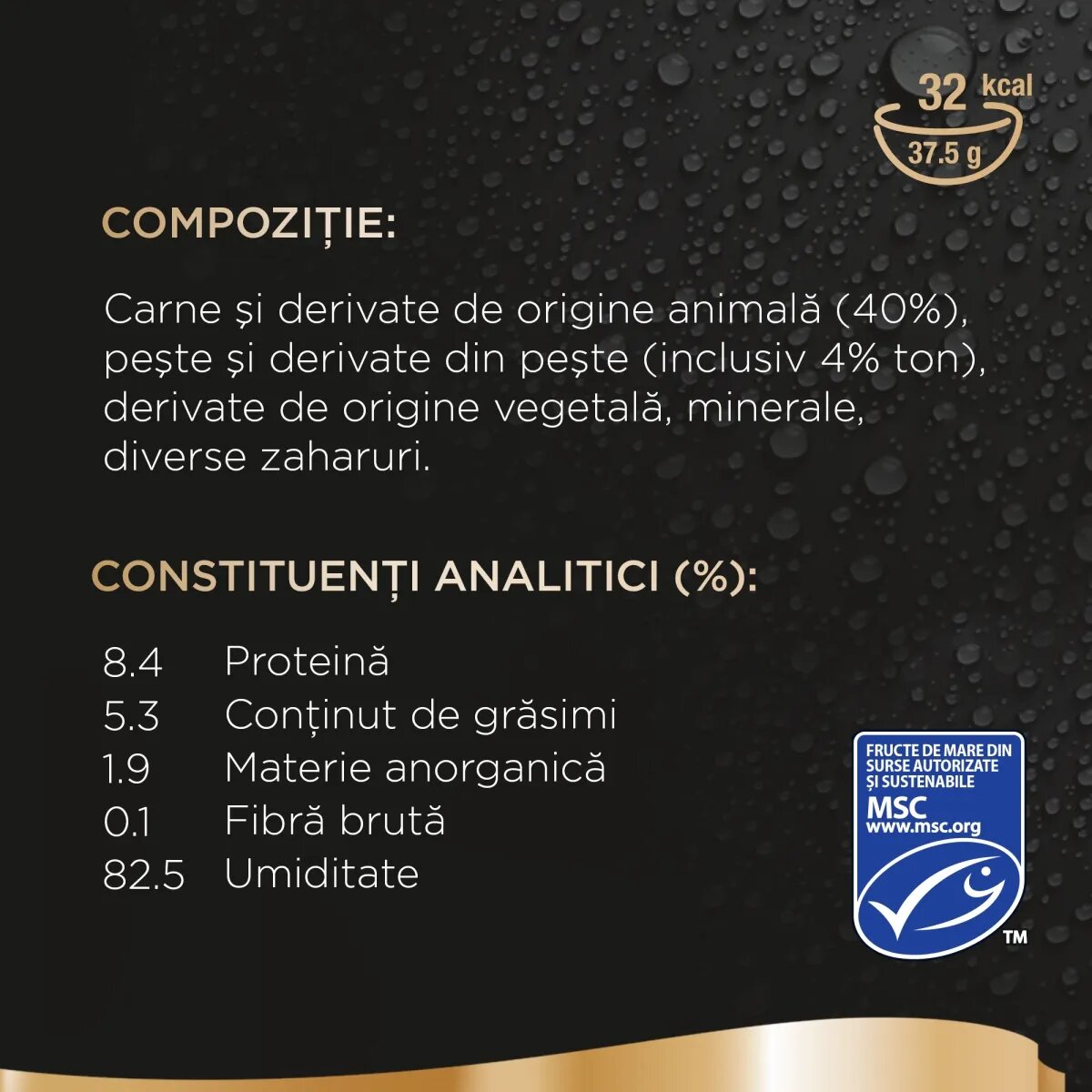 SHEBA Perfect Portions Ton tăviță hrană umedă pisici (în sos) multipack 37.5g x 6buc
